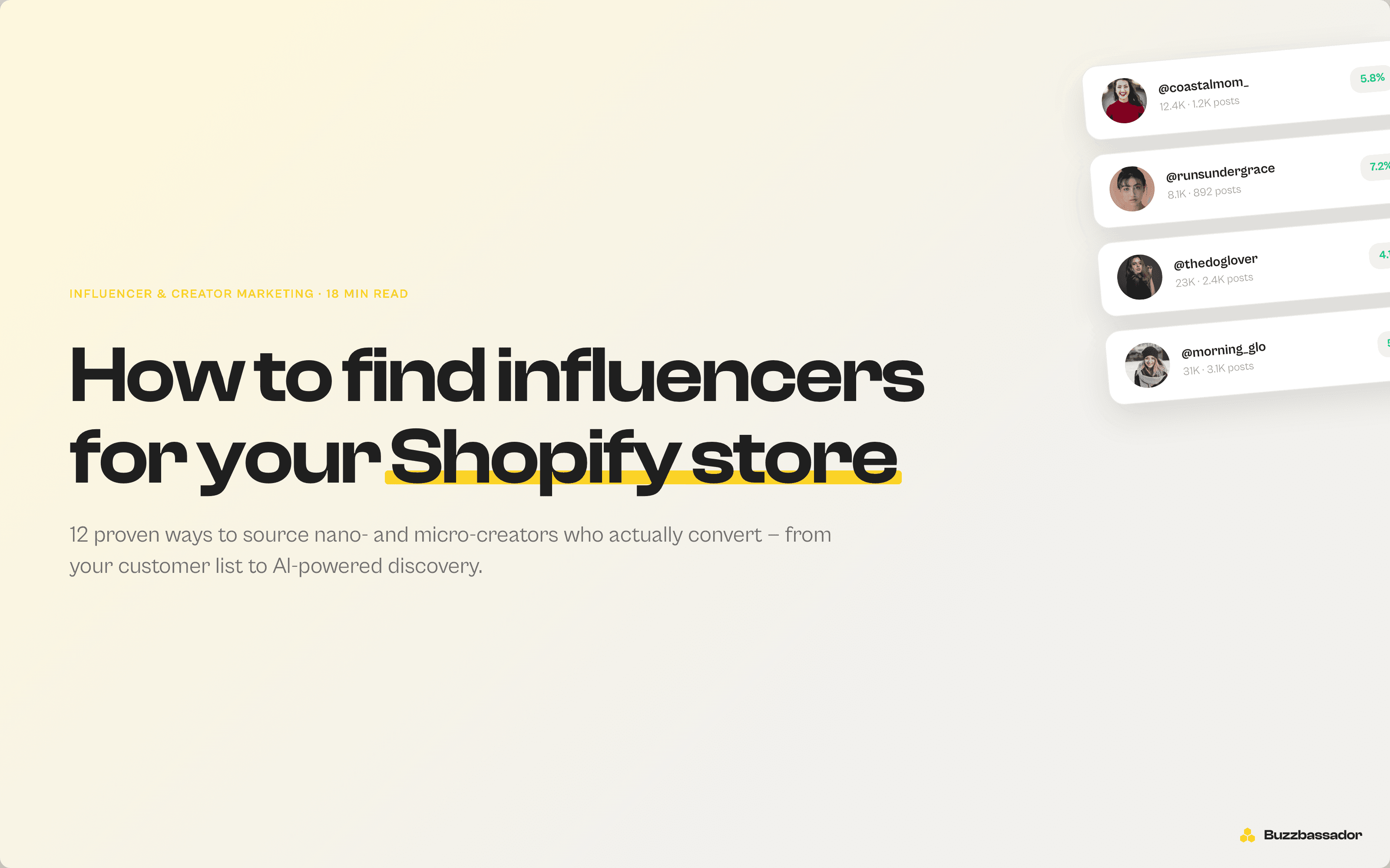 How to Find Influencers for Your Shopify Store: 12 Proven Ways to Source Creators Who Actually Convert
